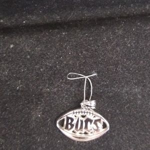 Sterling silver Tampa Bay Buccaneers pendant